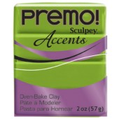 premo! Sculpey Accents -- Bright Green Pearl -- 2 oz