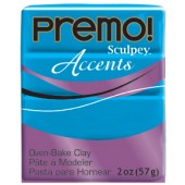premo! Sculpey Accents -- Blue Translucent  -- 2 oz