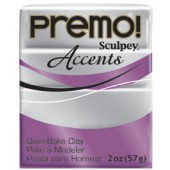 premo! Sculpey Accents -- Silver -- 2 oz