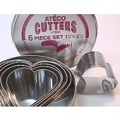 Ateco Heart Cutter Set