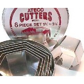 Ateco Hex Cutter Set