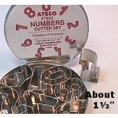 Ateco Number Cutter Set